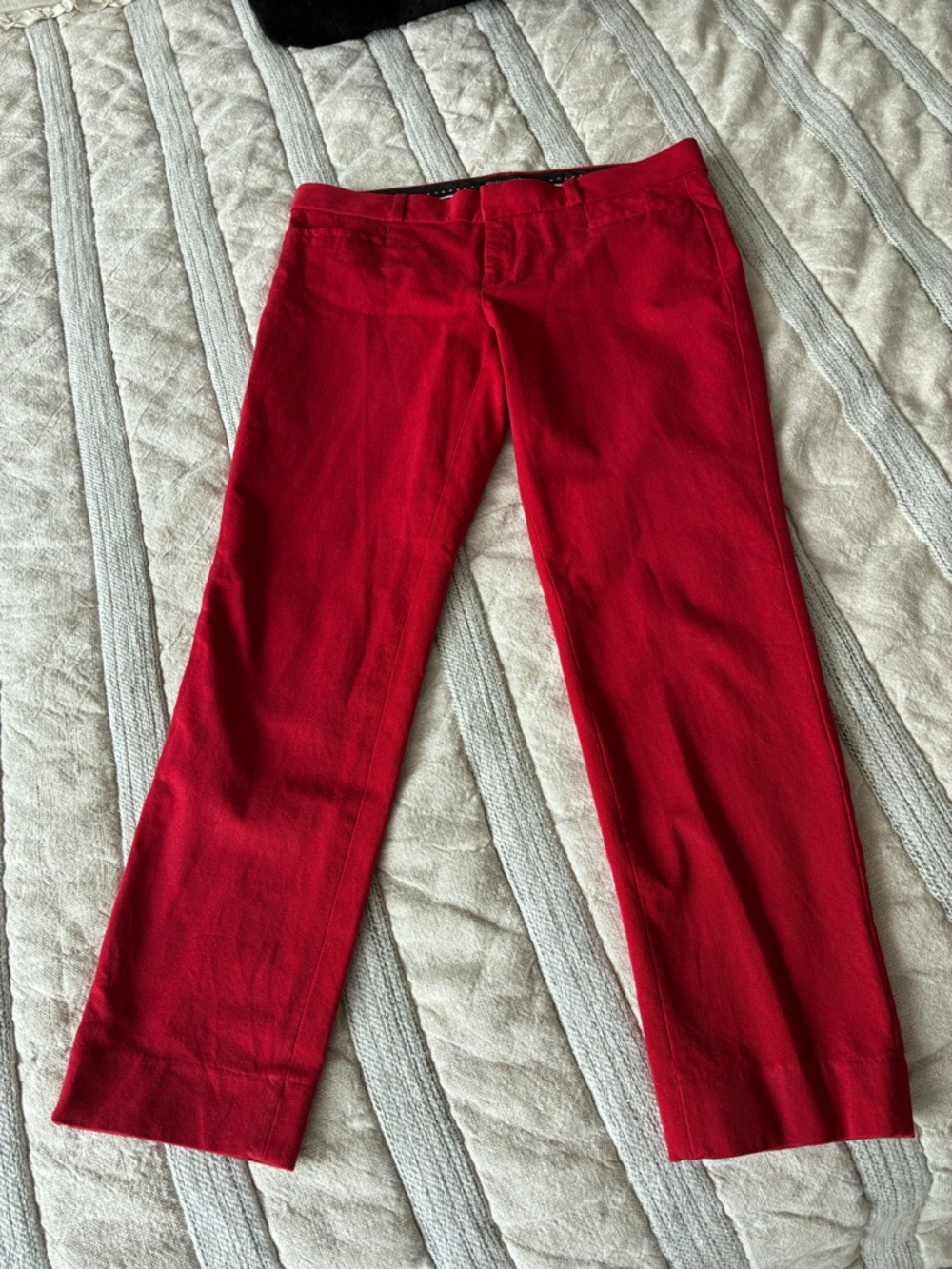 Banana Republic Red Straight-Leg pants